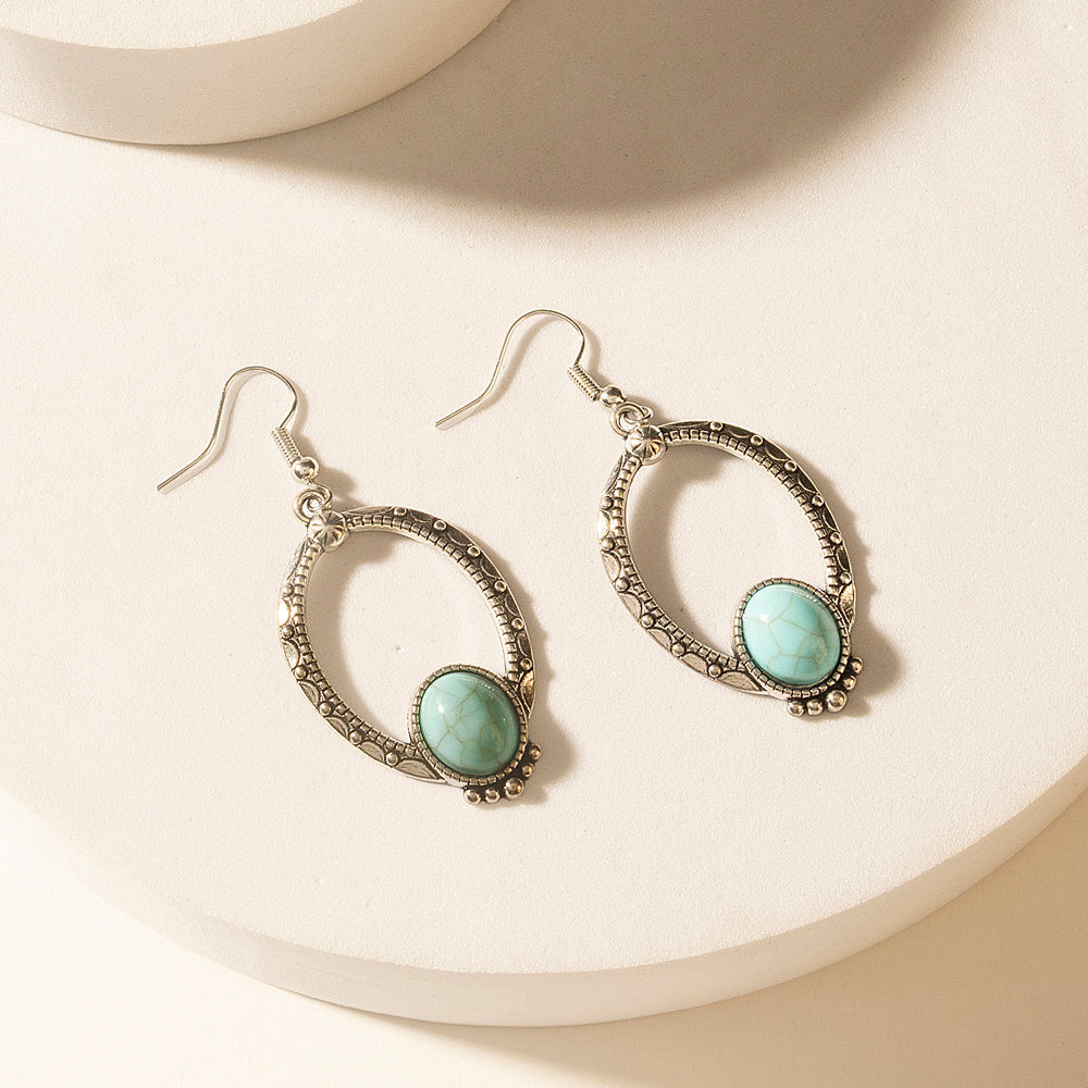 Myra Crescent Sky Earrings in Moon Blue Myra USA