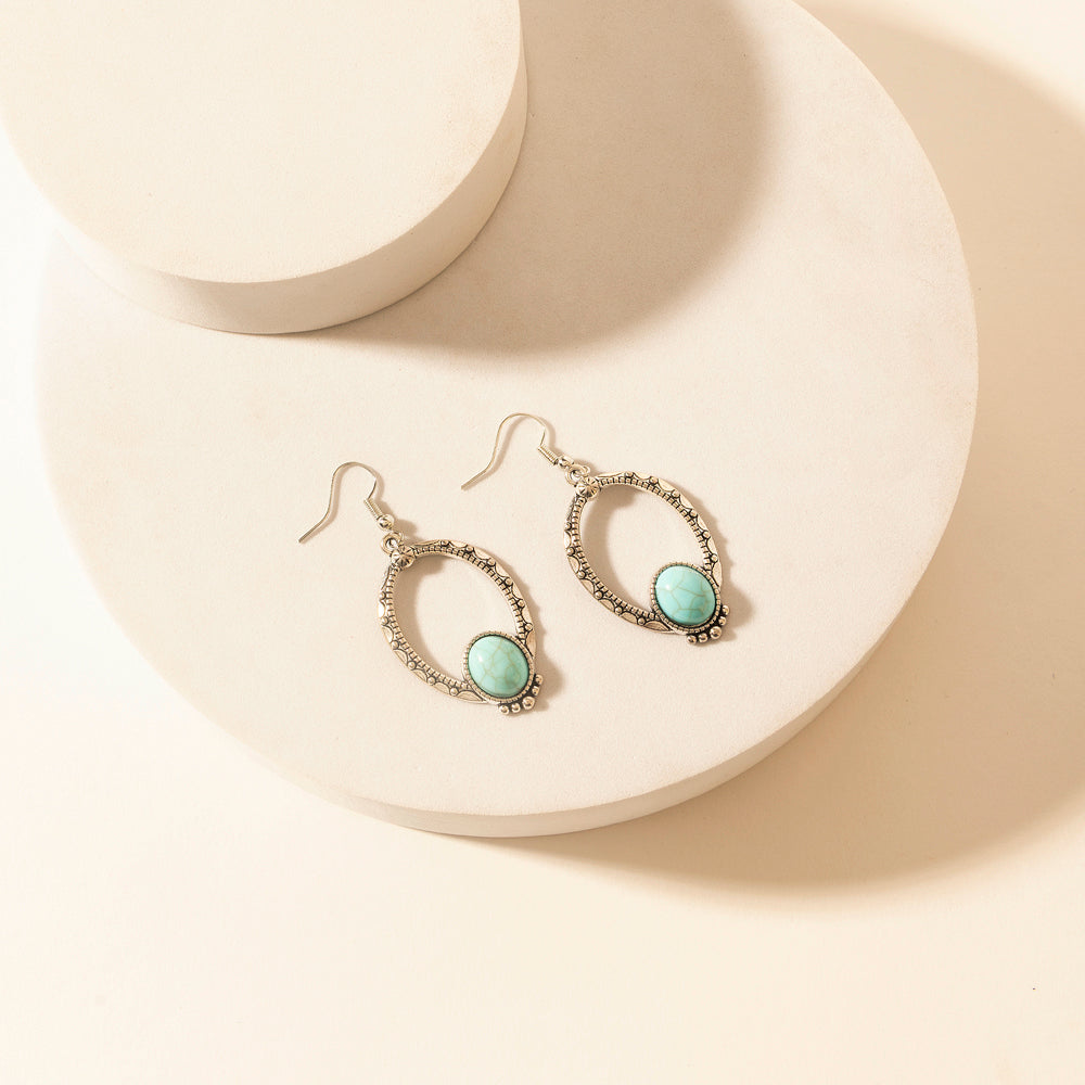 Myra Crescent Sky Earrings in Moon Blue Myra USA