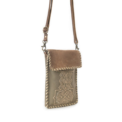 Myra Cheyenne Peaks Crossbody Bag in Dusty Olive Myra USA