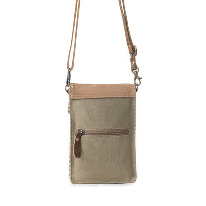 Myra Cheyenne Peaks Crossbody Bag in Dusty Olive Myra USA