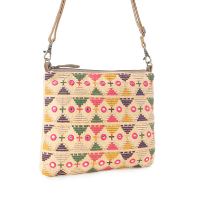 Myra Western Fiesta Crossbody Bag in Boho Saffron Myra USA