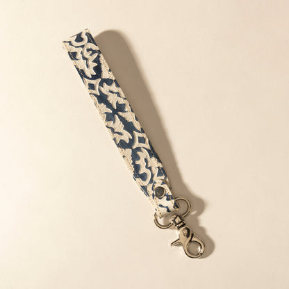 Myra Mojave Day Leather Keyfob in Dark Ivory Myra USA