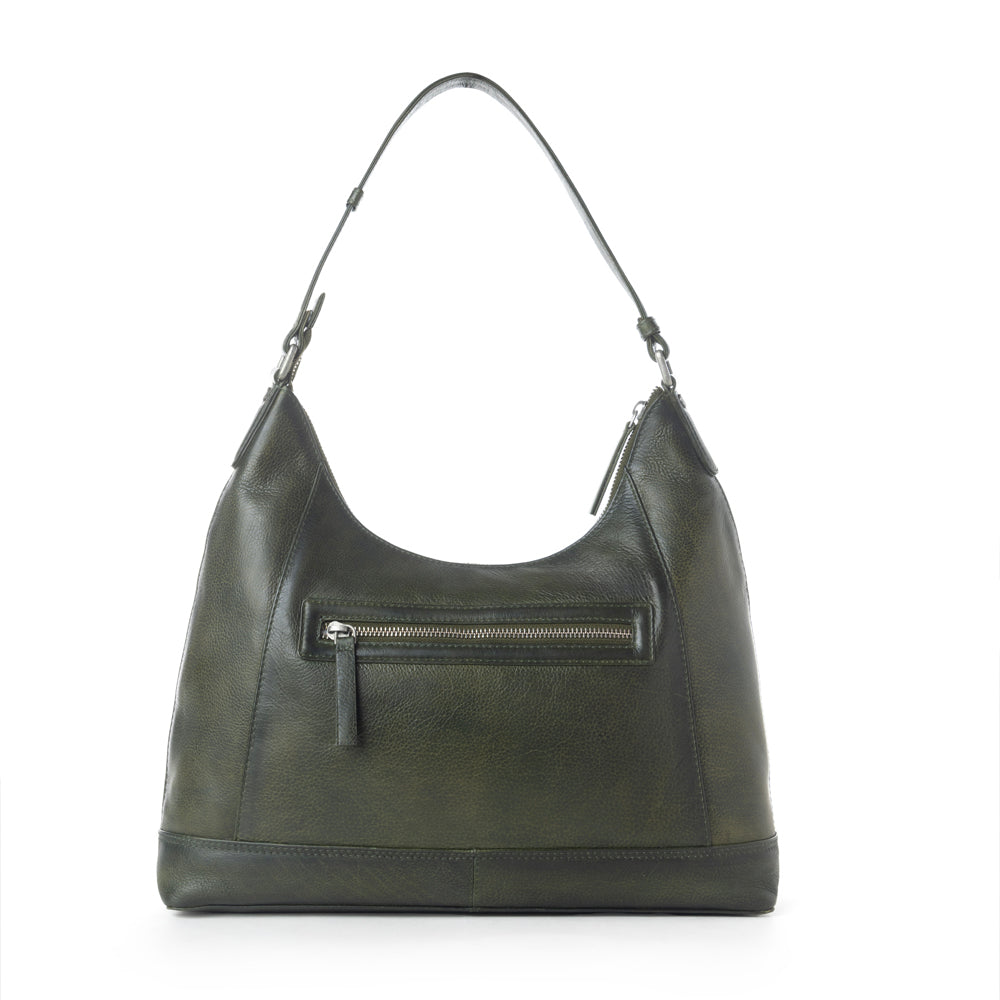 Myra Zidana Marlowe Dusk Veg Tanned Leather Bag in Twilight Smoke Myra USA