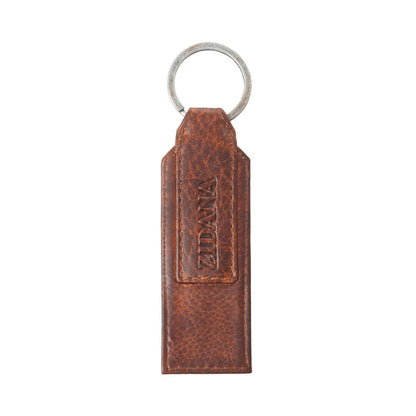 Myra Zidana Ardan Artistry Veg Tanned Leather Keyfob in Wild Ember Myra USA