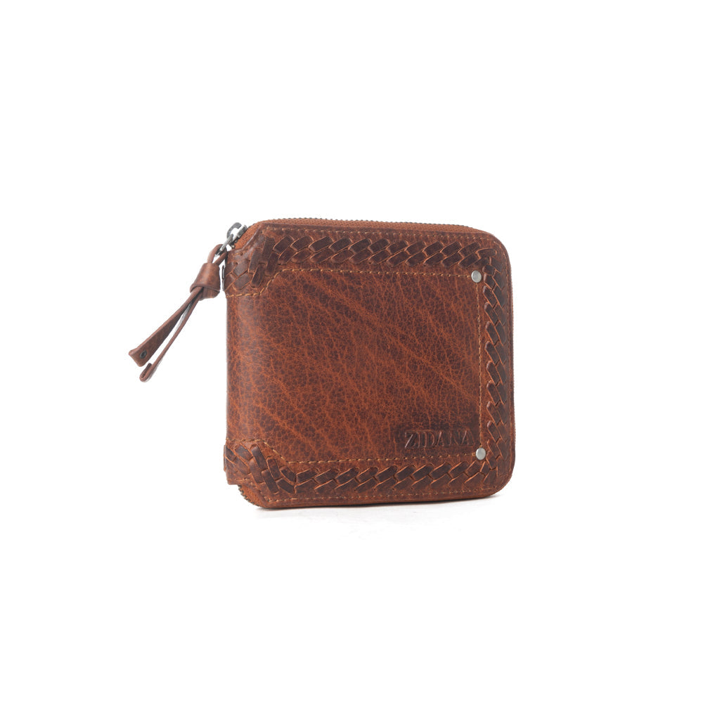 Myra Zidana Dante Men's Veg Tanned Leather Wallet in Sierra Copper Myra USA