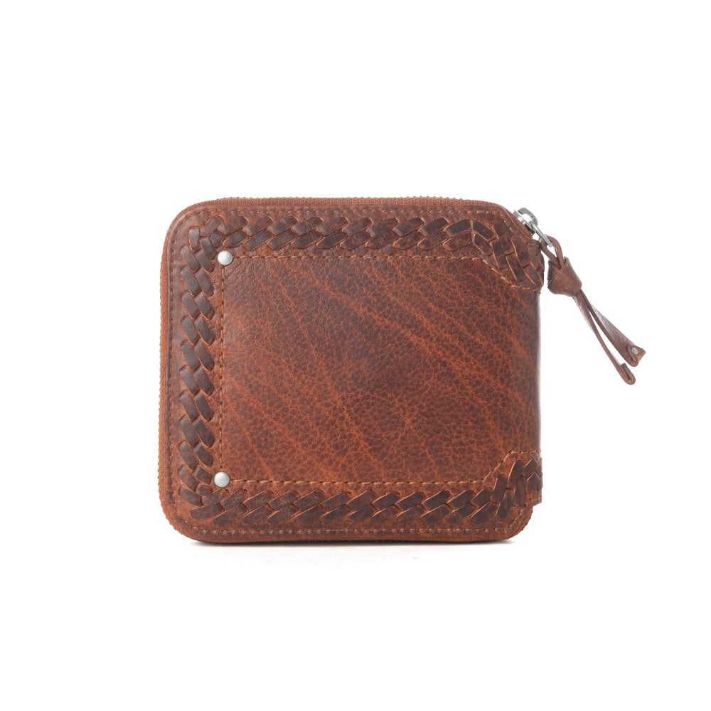 Myra Zidana Dante Men's Veg Tanned Leather Wallet in Sierra Copper Myra USA