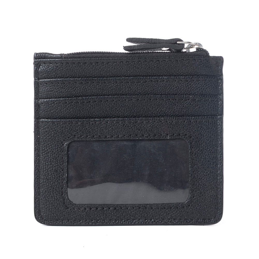 Myra Briar Creek Handtooled Leather Credit Card Holder in Ebony Caramel Myra USA