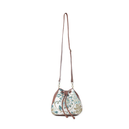 Myra Old Soul Bucket Bag in Alpine White Myra USA