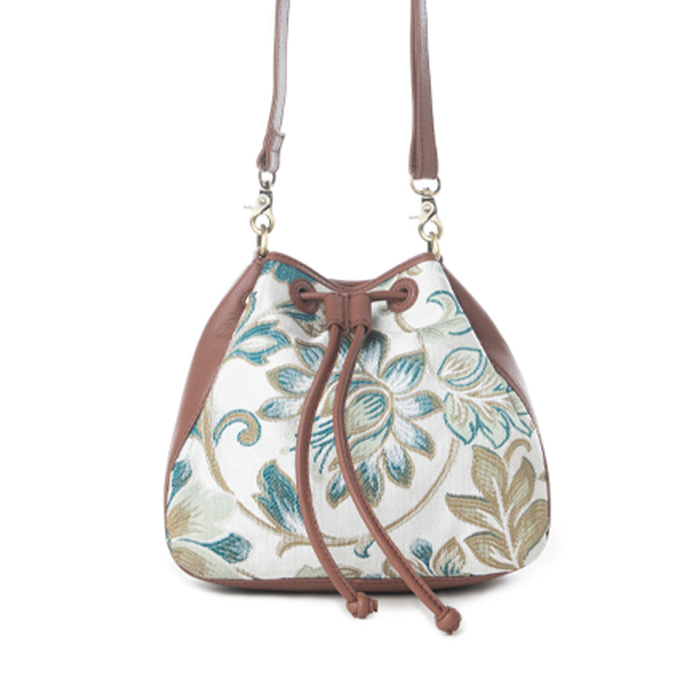 Myra Old Soul Bucket Bag in Alpine White Myra USA