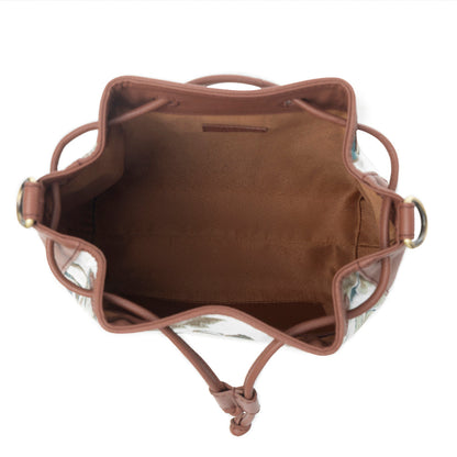 Myra Old Soul Bucket Bag in Alpine White Myra USA
