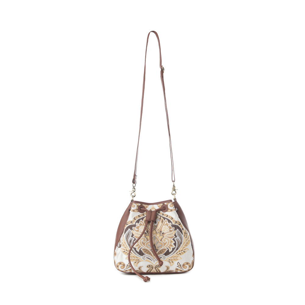 Myra Old Soul Bucket Bag in Golden Ivory Myra USA