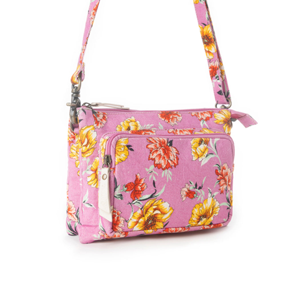 Myra Florabelle Crossbody Bag in Peach Summer Myra USA