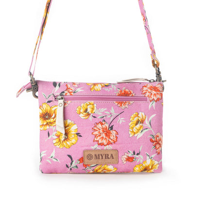 Myra Florabelle Crossbody Bag in Peach Summer Myra USA