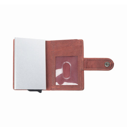 Myra Palamino Bloom Leather Credit Card Holder in Canyon Teal Myra USA