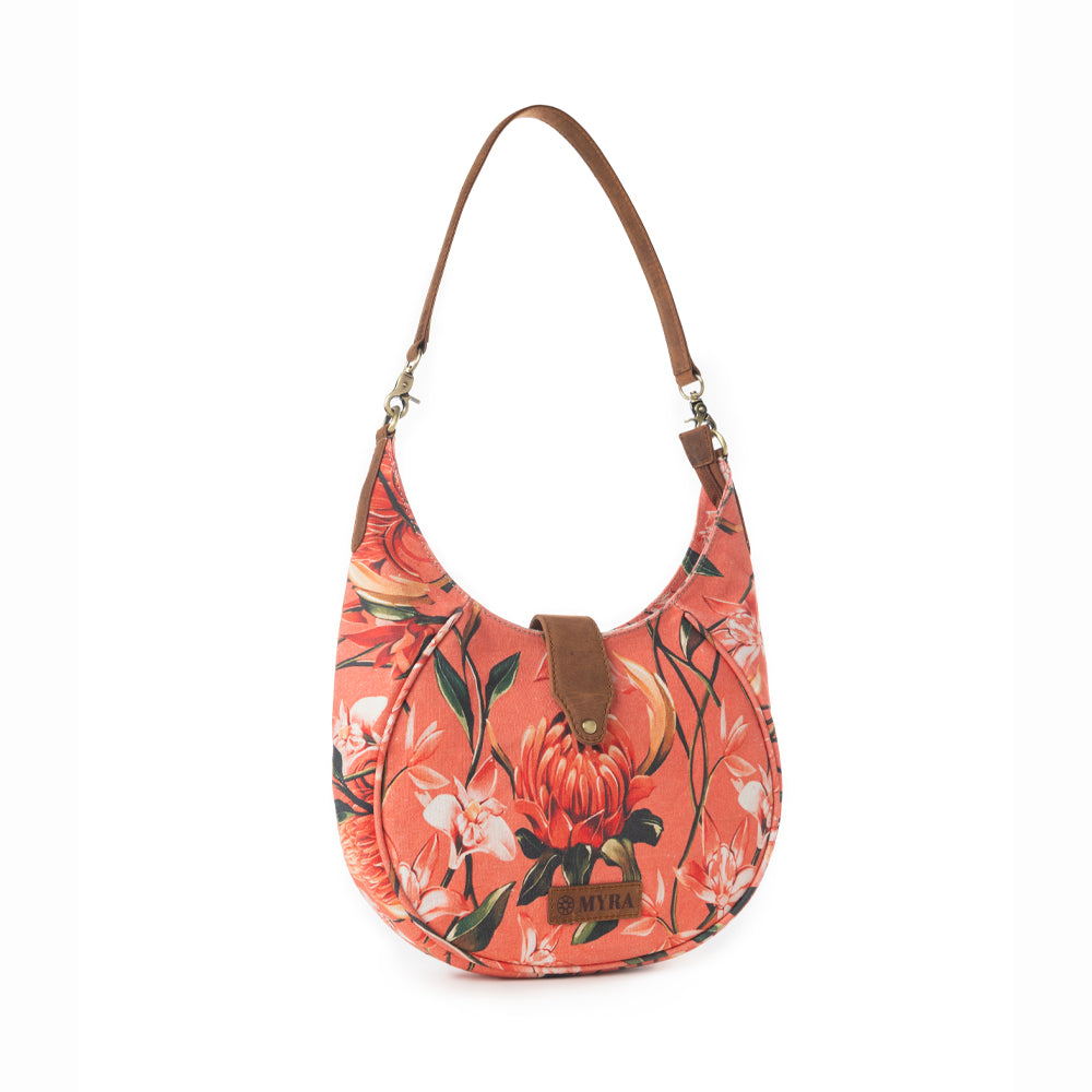 Myra Whispering Fields Shoulder Bag in Peach Paradise Myra USA