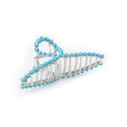 Myra Azure Arc Hair Clip in Cerulean Blue Myra USA