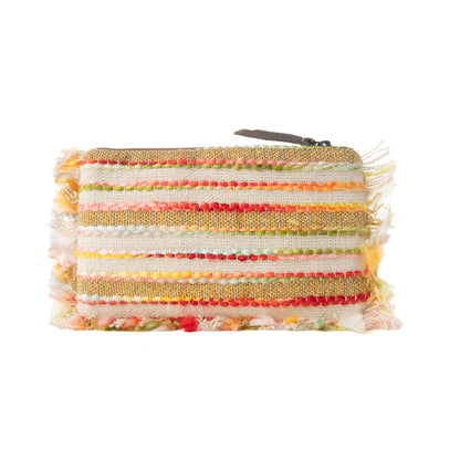 Myra Eye of the Storm Beaded Pouch in Gold Gaze Myra USA