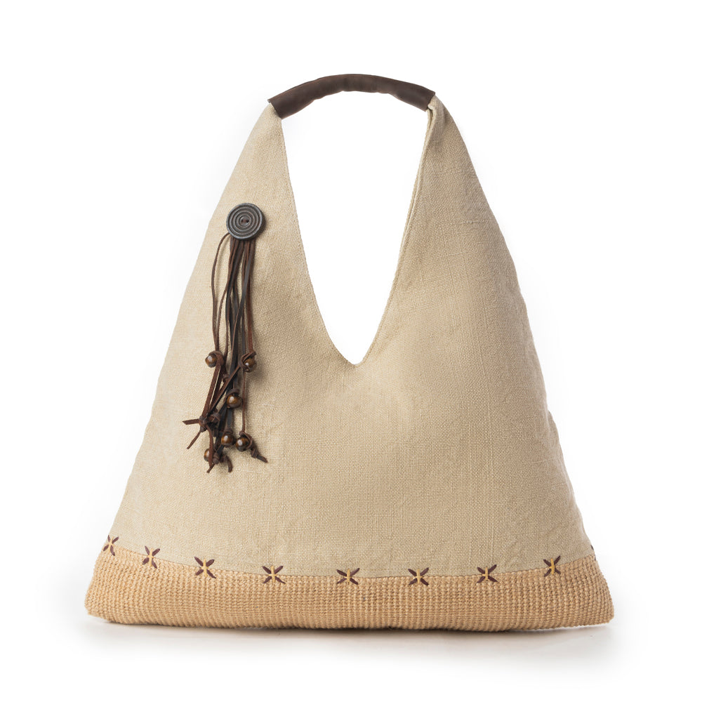 Myra Sandmoor Soft Shoulder Bag in Sandy Espresso Myra USA