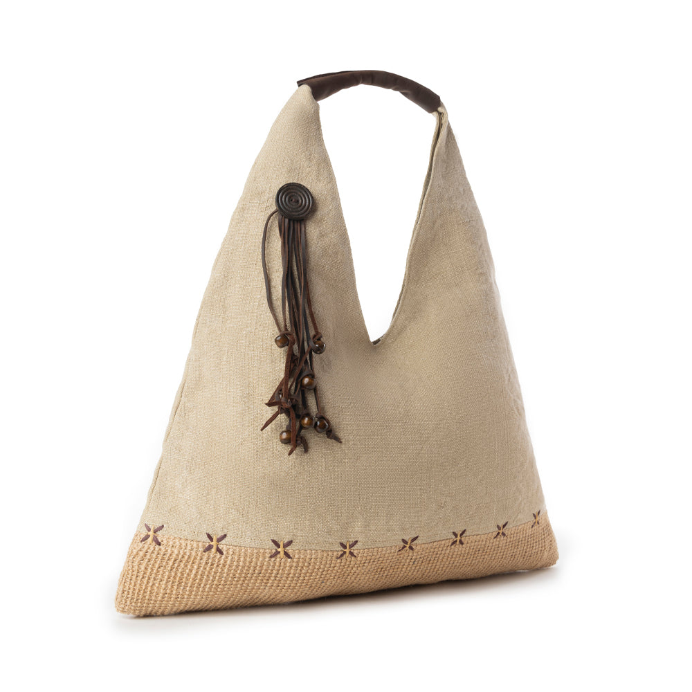 Myra Sandmoor Soft Shoulder Bag in Sandy Espresso Myra USA
