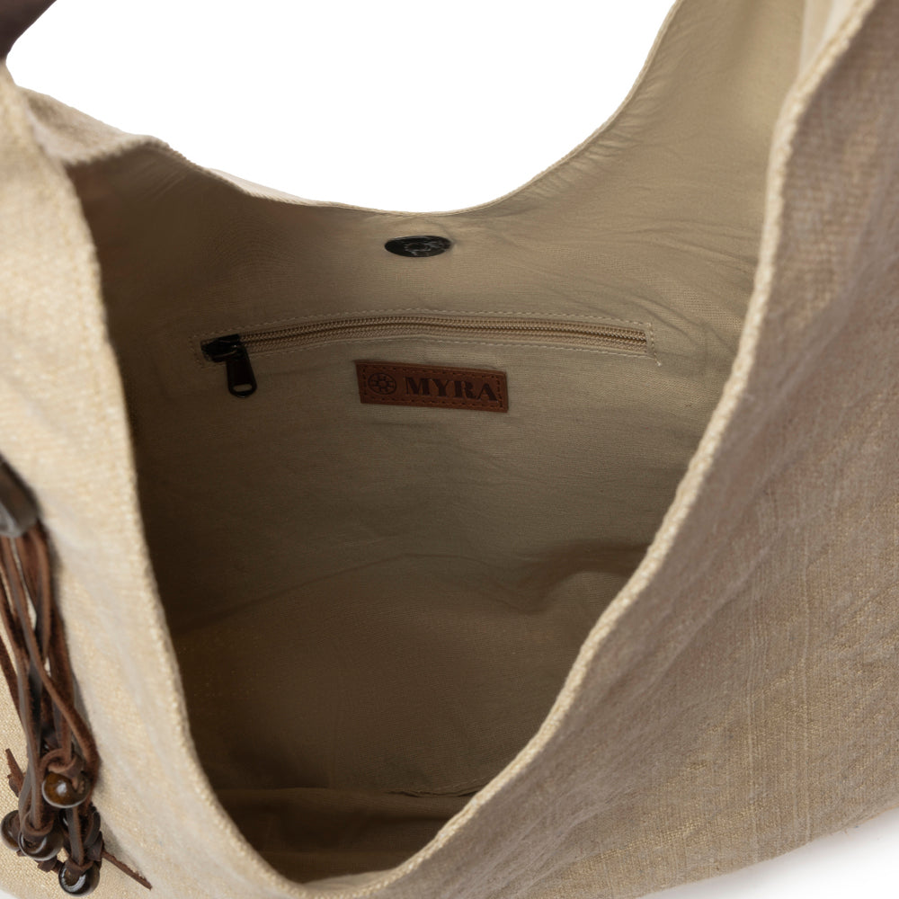 Myra Sandmoor Soft Shoulder Bag in Sandy Espresso Myra USA