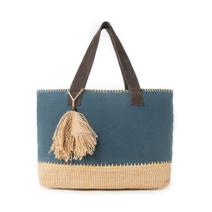 Myra Willow Wanderer Tote Bag in Sage Blue Myra USA