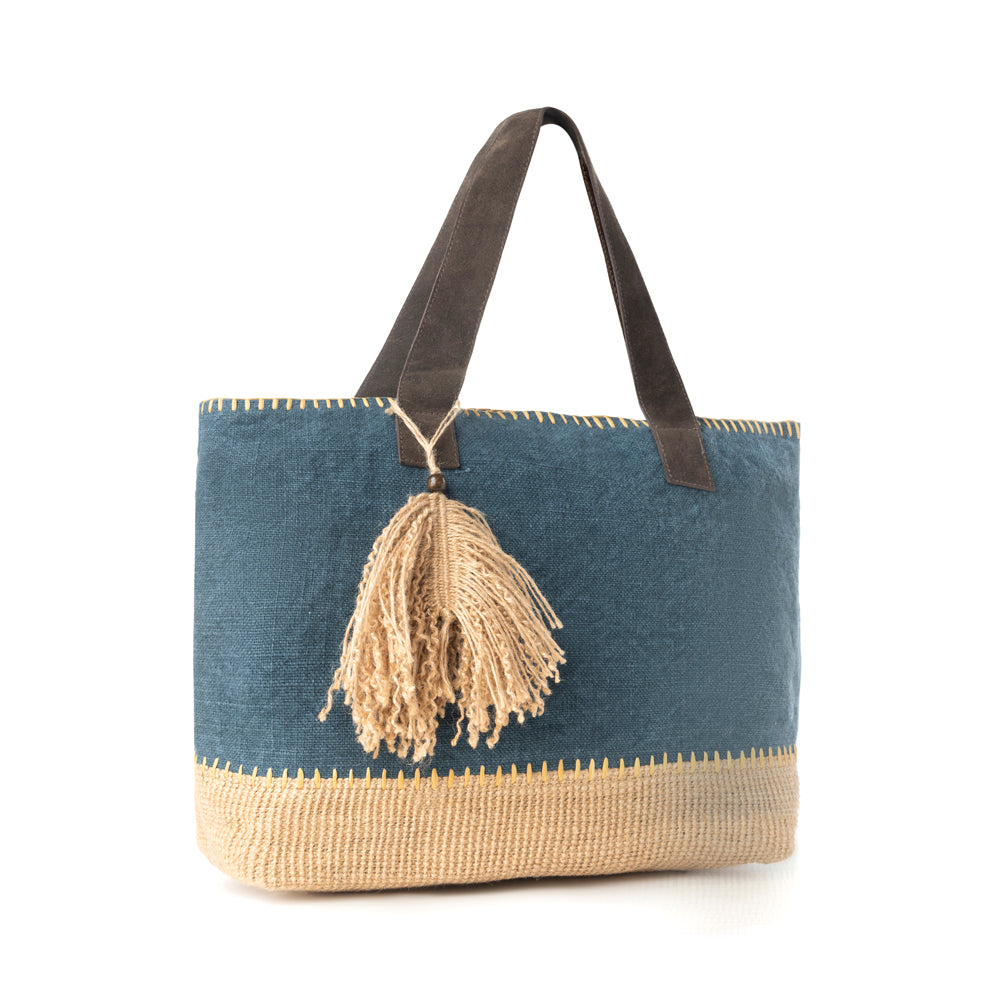 Myra Willow Wanderer Tote Bag in Sage Blue Myra USA