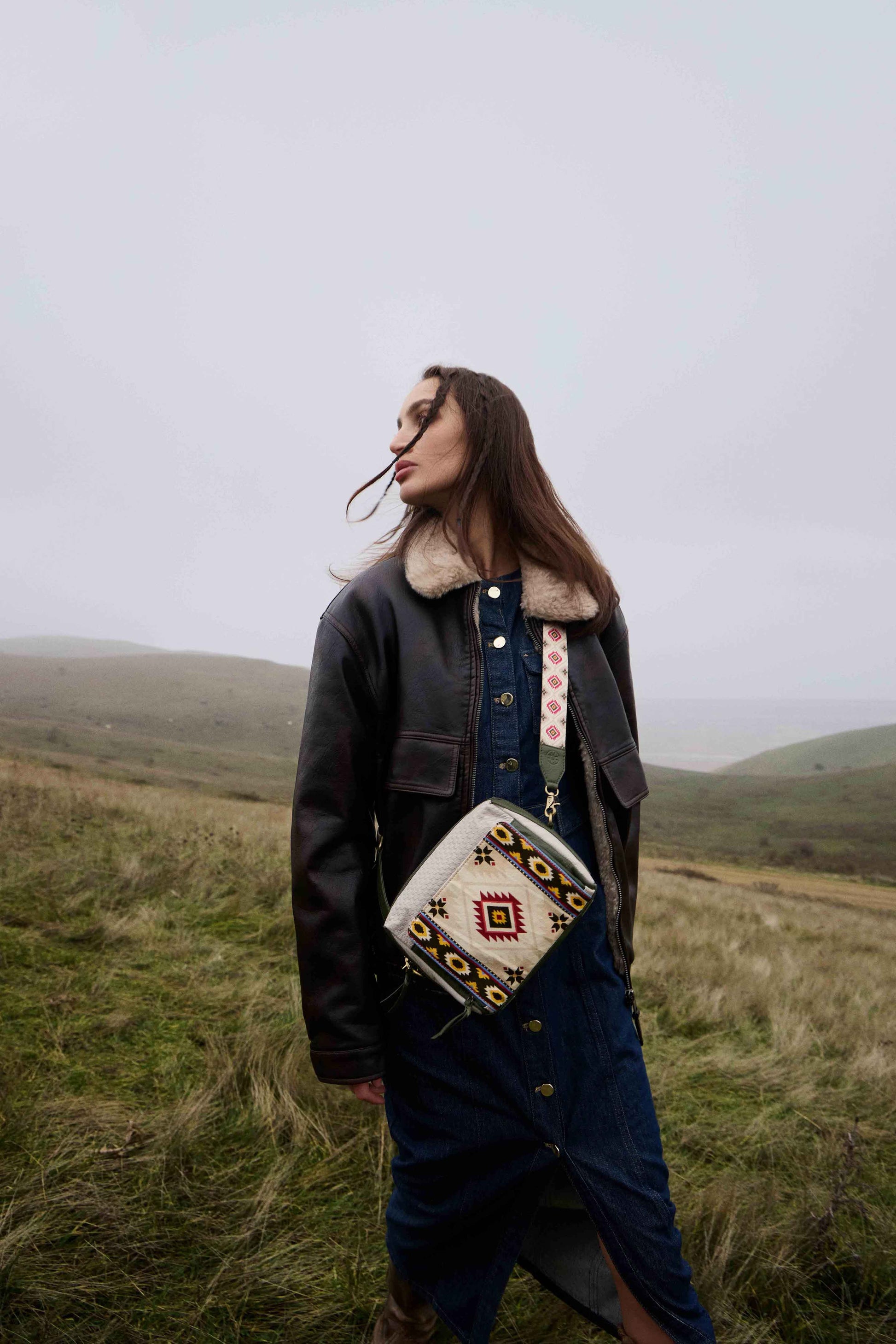 Myra Pueblo Sun Crossbody Bag in Nomad Ivory Myra USA