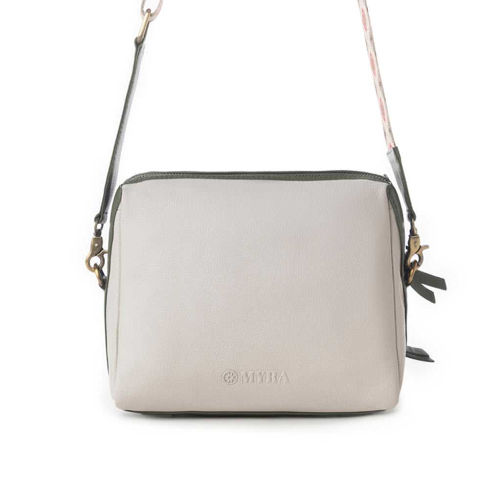 Myra Pueblo Sun Crossbody Bag in Nomad Ivory Myra USA