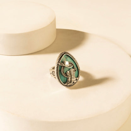 Myra High Noon Hat Ring in Turquoise Myra USA