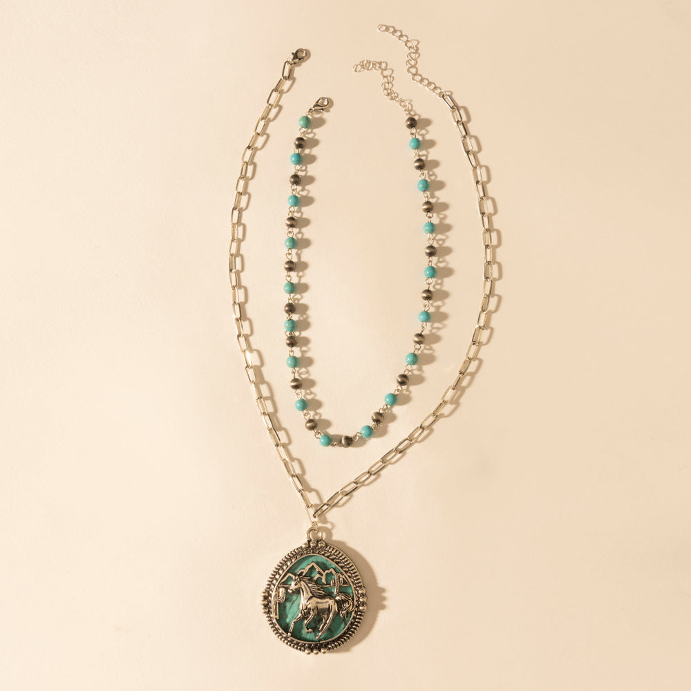 Myra The Lone Rider Chain in Turquoise Myra USA