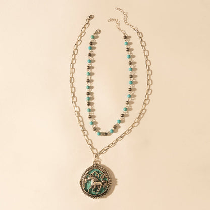 Myra The Lone Rider Chain in Turquoise Myra USA