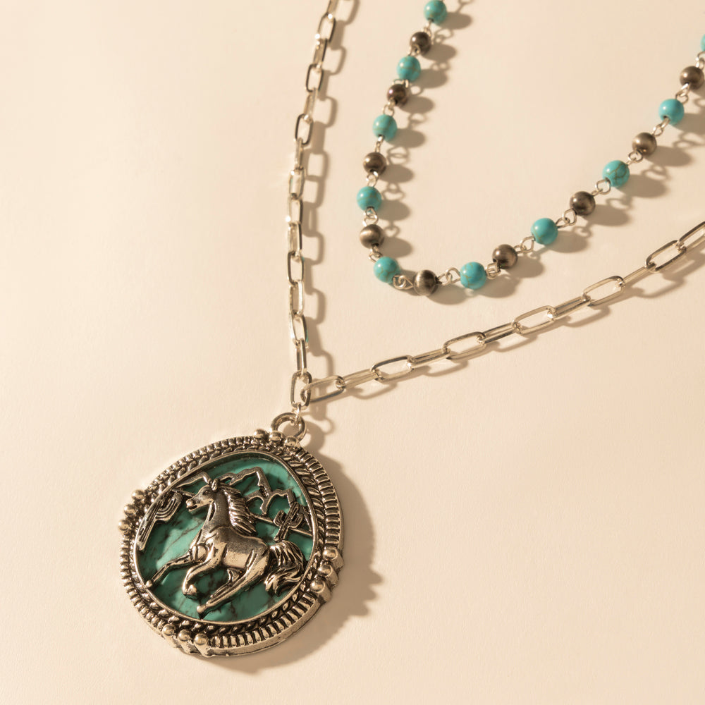Myra The Lone Rider Chain in Turquoise Myra USA