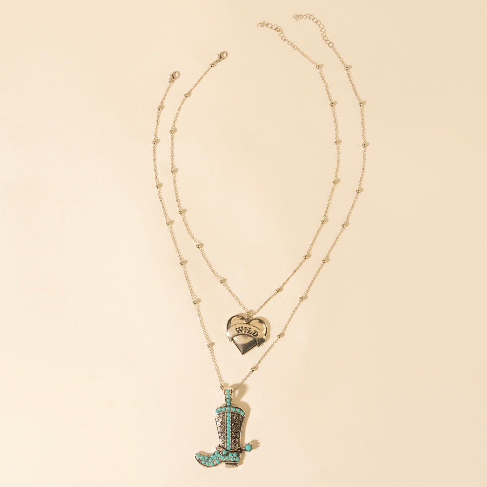 Myra Wild Star Stomping Necklace in Desert Turquoise Myra USA