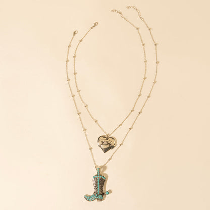 Myra Wild Star Stomping Necklace in Desert Turquoise Myra USA