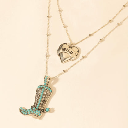 Myra Wild Star Stomping Necklace in Desert Turquoise Myra USA