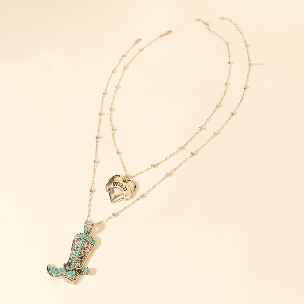 Myra Wild Star Stomping Necklace in Desert Turquoise Myra USA
