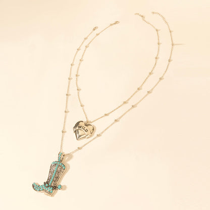 Myra Wild Star Stomping Necklace in Desert Turquoise Myra USA