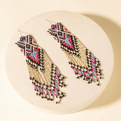 Myra Tidal treasure beaded earring in Ivory Myra USA