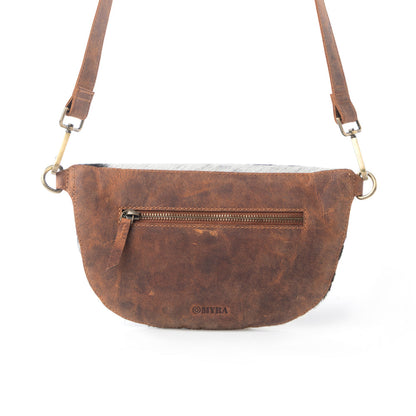 Myra Wildwood Handtooled Bag in Walnut Crest Myra USA