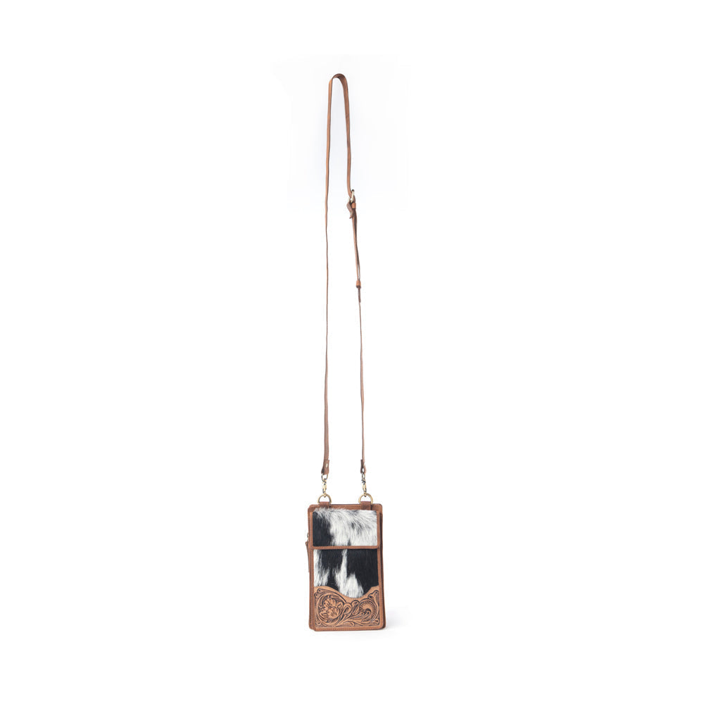 Myra Duneland Rise Handtooled Bag in Brindle Ivory Myra USA