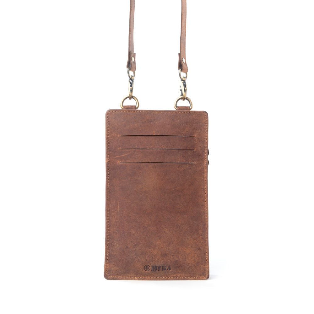 Myra Duneland Rise Handtooled Bag in Brindle Ivory Myra USA