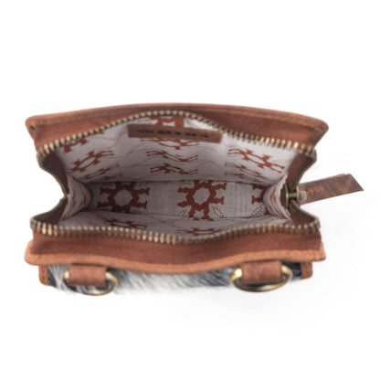 Myra Duneland Rise Handtooled Bag in Brindle Ivory Myra USA