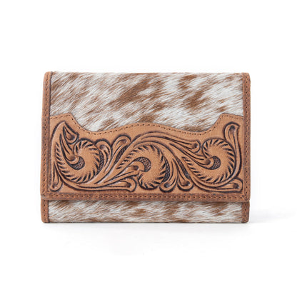 Myra Dune Wave Trail Credit Card Holder in Brindle Ivory Myra USA