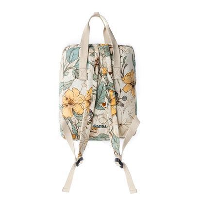 Myra Pine Meadow Cotton & Leather Crossbody Bag in Ivory Myra USA