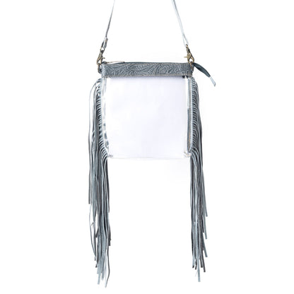 Myra Frontier Trail Clear Fringe Bag in Cactus Moss Myra USA