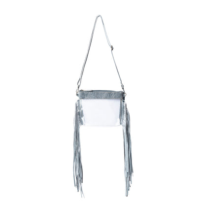 Myra Frontier Trail Clear Fringe Bag in Juniper Mist Myra USA