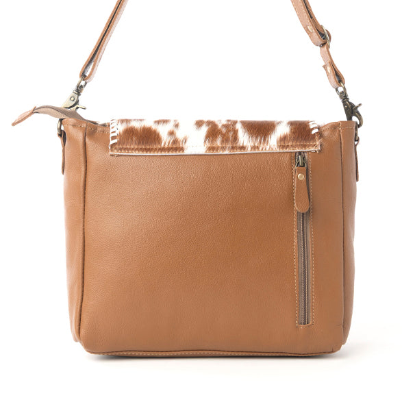 Myra Frontier Drift Hairon Leather Concealed Carry Bag in Canyon Brindle Myra USA