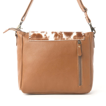 Myra Frontier Drift Hairon Leather Concealed Carry Bag in Canyon Brindle Myra USA