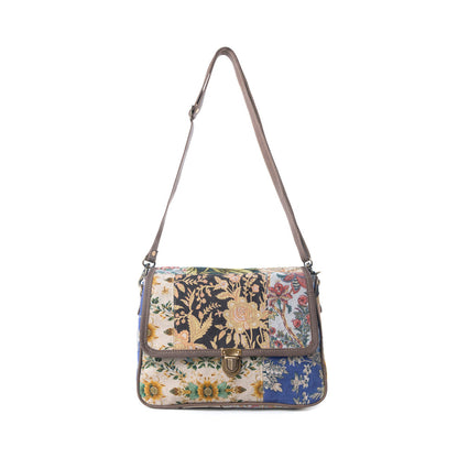 Myra Wildflower Trace Messenger Bag in Sunrise Patch Myra USA