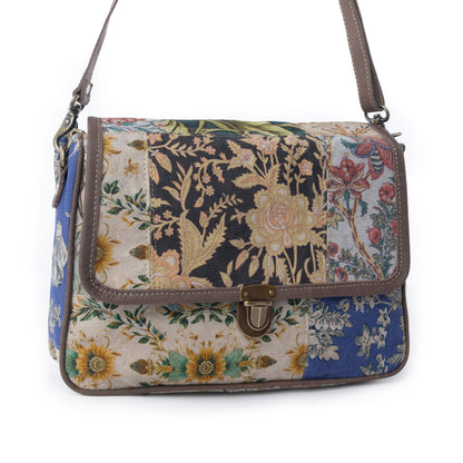 Myra Wildflower Trace Messenger Bag in Sunrise Patch Myra USA